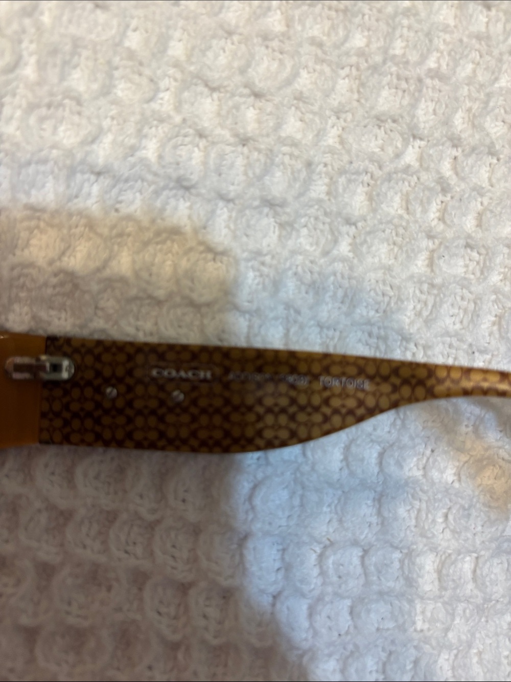 Coach Brown Gradient Women’s Sunglasses with Textured Arms - Picture 6 of 11